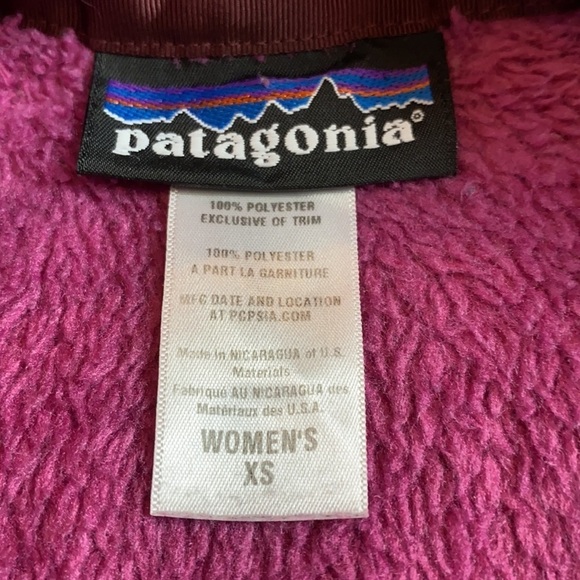 Patagonia T snap pull over purple & brown fleece Gorpcore jacket - Picture 5 of 8